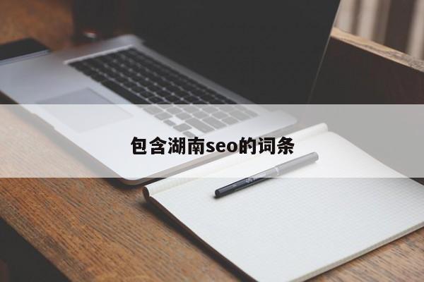 包含湖南seo的詞條