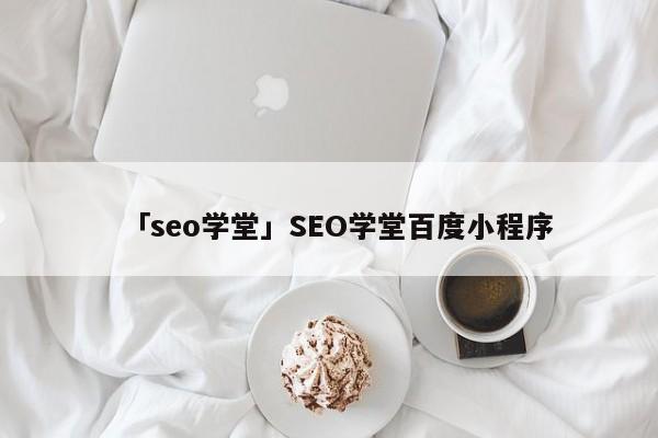 「seo學(xué)堂」SEO學(xué)堂百度小程序